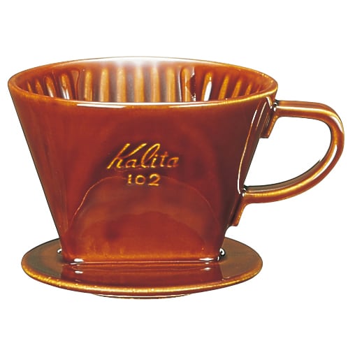 Kalita ceramic dripper 102 Roto brown