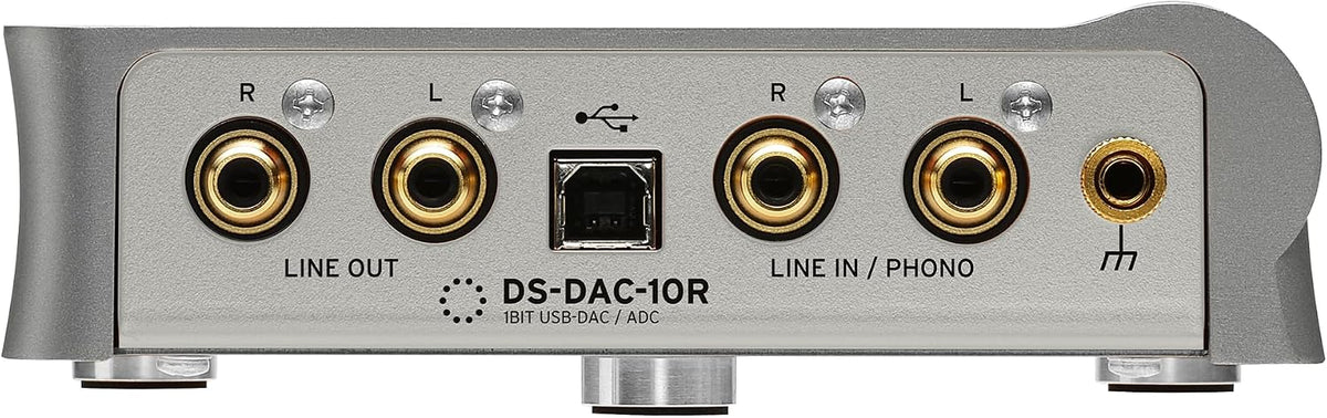 KORG DS-DAC-10R 1-Bit USB DAC/ADC with Phono Input and DSD Recording - rear panel