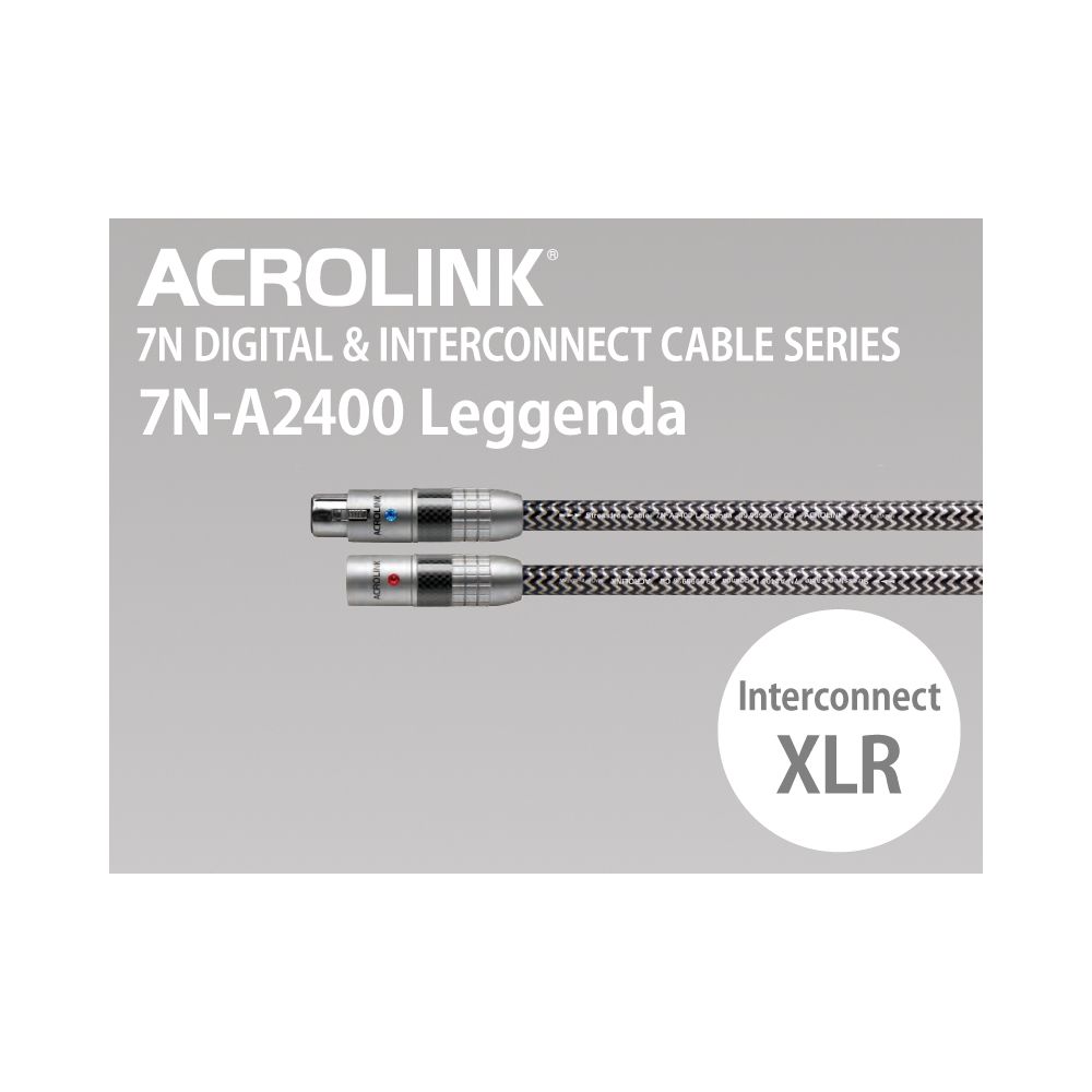 ACROLINK 7N-A2400 Leggenda XLR interconnect cable
