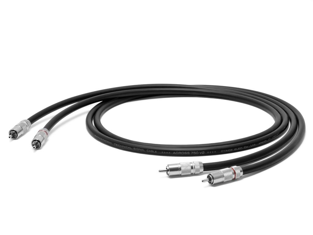 OYAIDE ACROSS 750 RR V2 RCA interconnect cable - detail