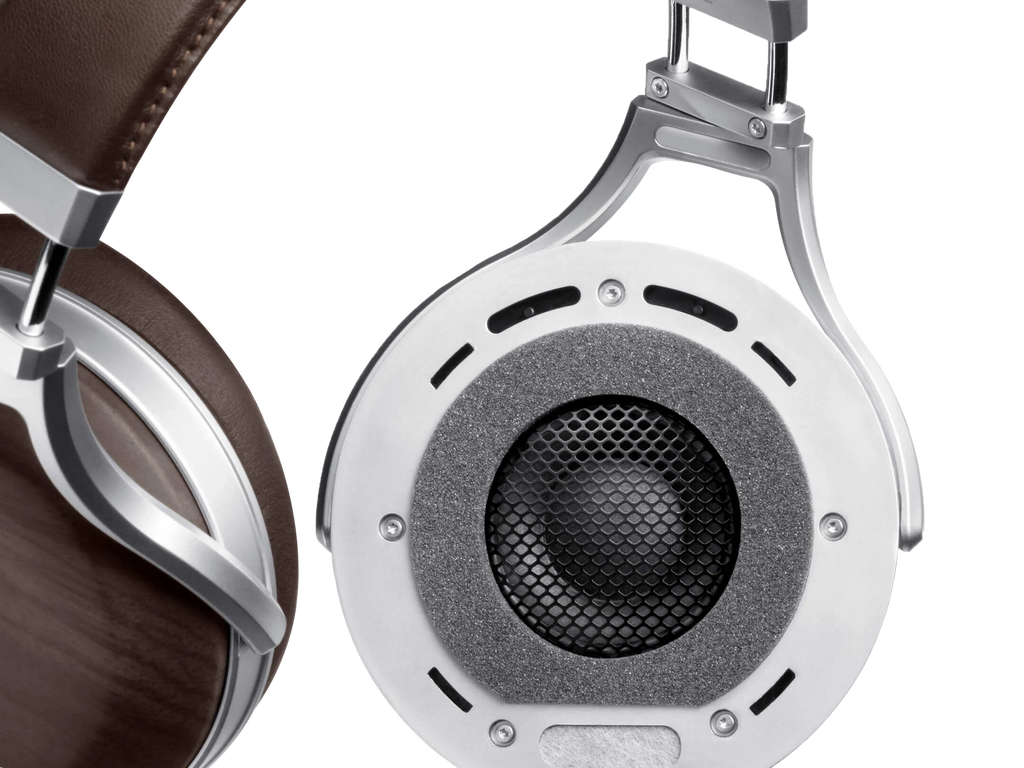 DENON AH-D5200 Closed-Back Over-Ear Headphones ZEBRAWOOD - driver structure