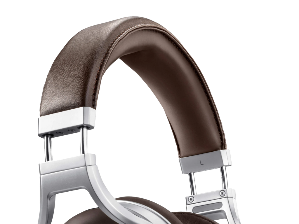 DENON AH-D5200 Closed-Back Over-Ear Headphones ZEBRAWOOD - headband detail