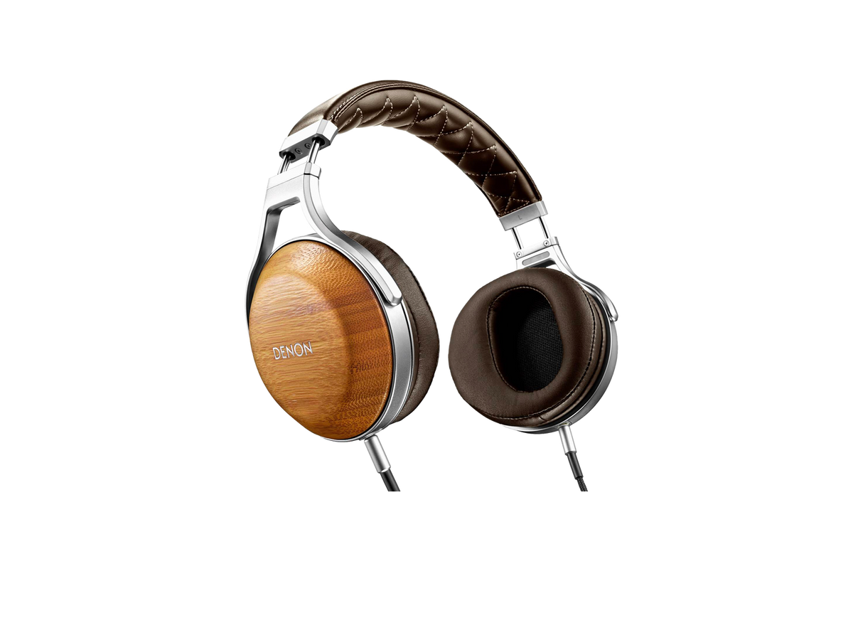 DENON AH-D9200 Closed-Back Over-Ear Headphones BAMBOO - angle view