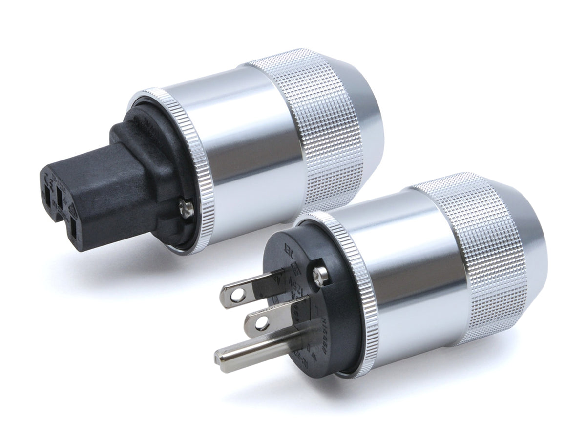 OYAIDE F1 IEC Connector and M1 AC Power Plug - detail