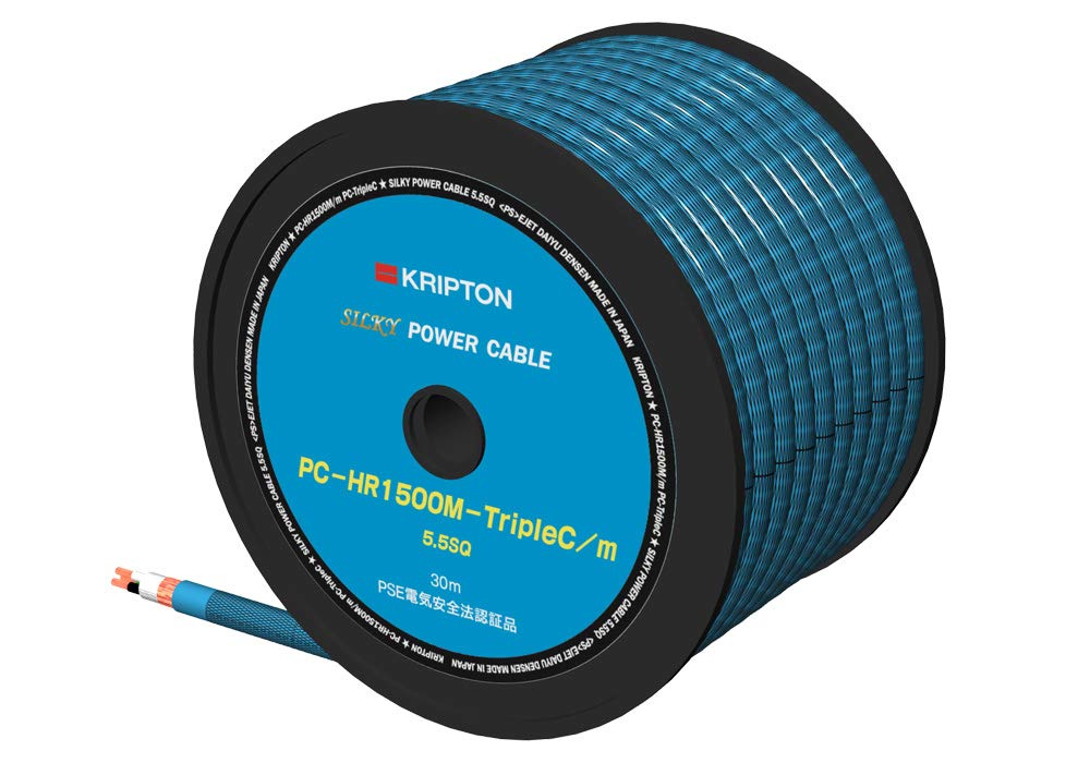 KRIPTON PC-HR1500M-TripleC POWER CABLE BULK per meter