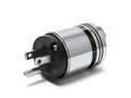 OYAIDE AP-037 IEC Power Connector Plug SILVER + RHODIUM - ARMORED Series