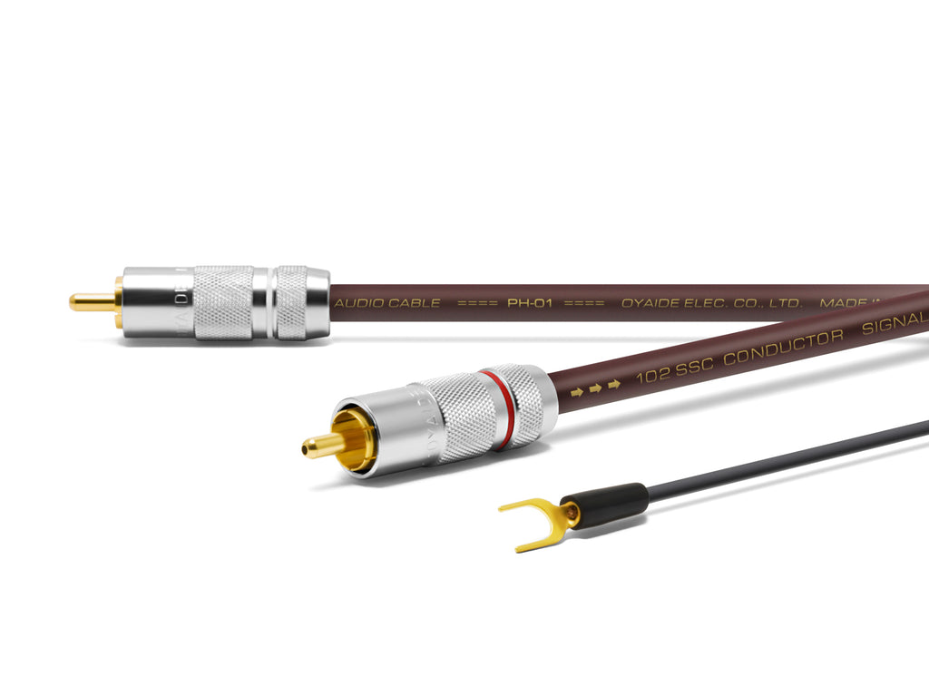 OYAIDE PH-01 RR Low-Capacitance RCA Phono Cable - detail