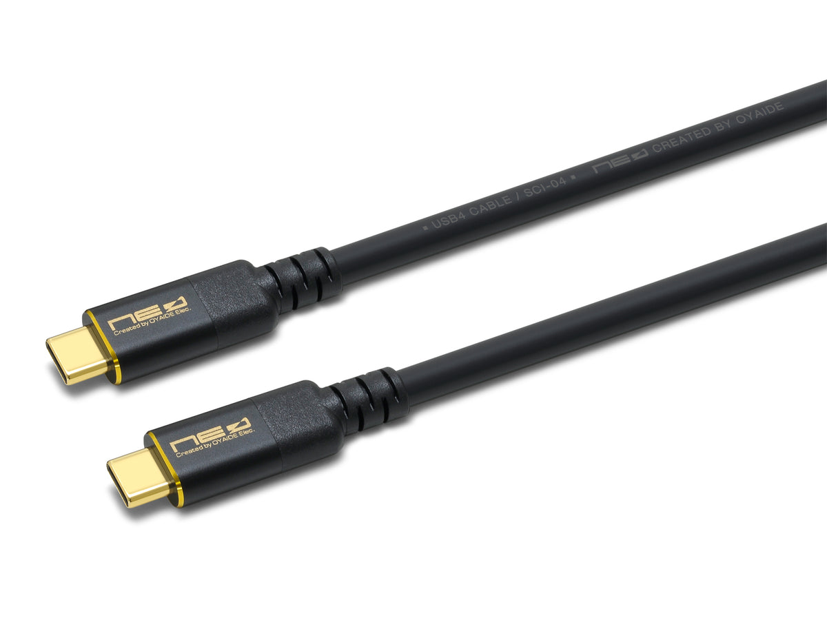 OYAIDE SCI-04 USB4 Type-C to C Cable (Thunderbolt 3 Compatible) - detail